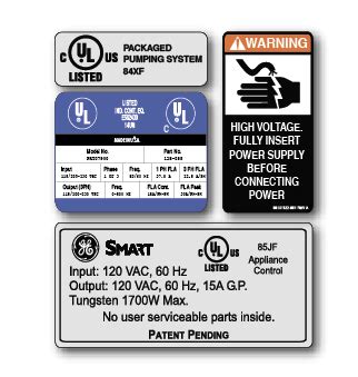 UL® Label- Underwriters Laboratories – UL® Labels