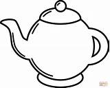 Teapot coloring page  Free Printable Coloring Pages sketch template