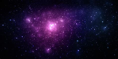 A Beautiful Purple Nebula In Space by Sololos