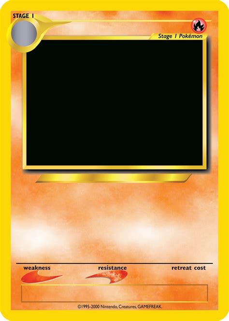 Pokemon Card Template Printable