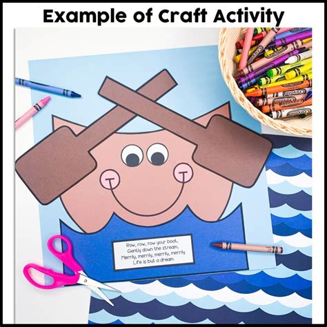 Row Your Boat Craft Activity - Crafty Bee Creations