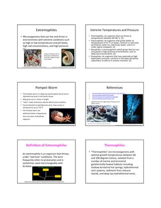 Extremophiles | PPT