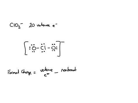 SOLVED: In the Lewis structure of CℓO2- in which all atoms obey the octet rule, what is the ...