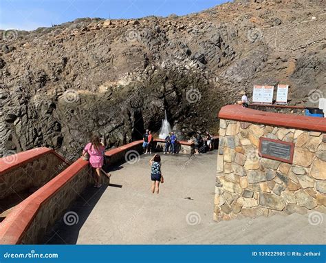 La Bufadora Blowhole in Ensenada, Mexico Editorial Image - Image of erupt, landscape: 139222905