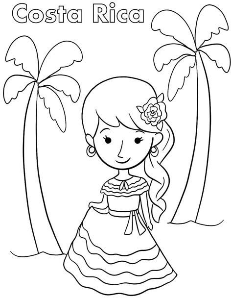 Costa Rica Coloring Pages - Free Printable Coloring Pages for Kids