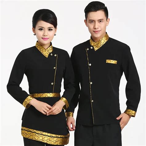 New Creative Chinese Restaurant Waiter Uniform Women Hotel Uniform Food Service Work Wear Coffee ...