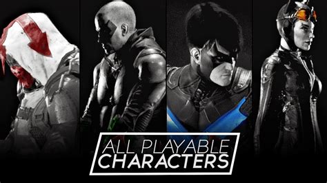 Batman Arkham Knight - All Playable Characters Including Joker/Harley ...