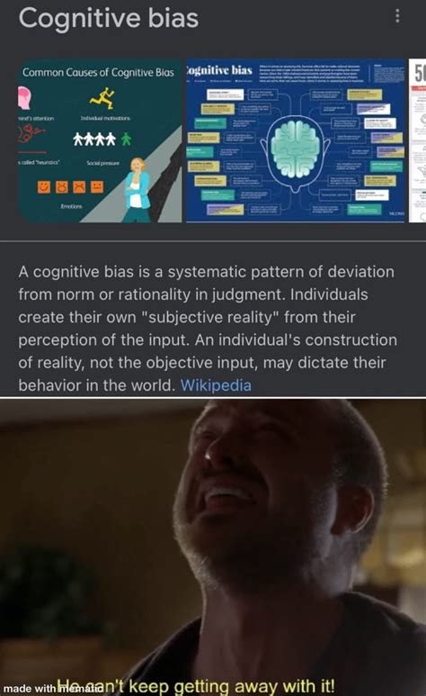 Cognitive bias Common Causes of Cognitive Bias ognitive bias wind's ...