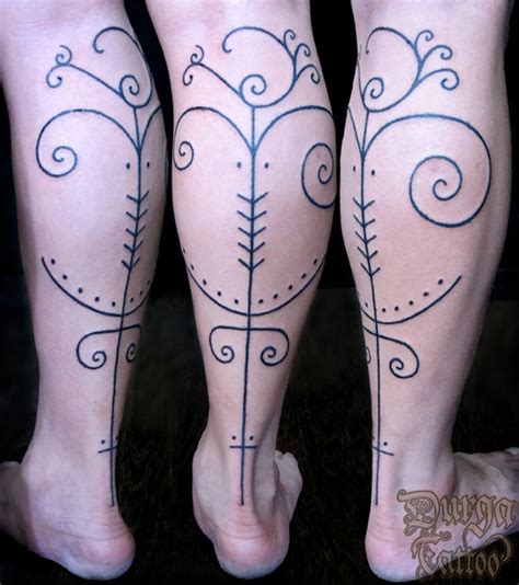 custom mentawai calf tattoo | Custom Mentawai calf tattoo. M… | Flickr