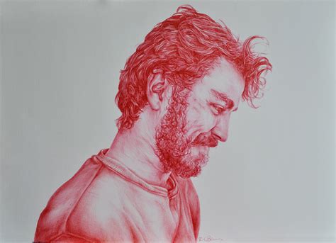 Red Biro: Portrait of my Brother on Behance