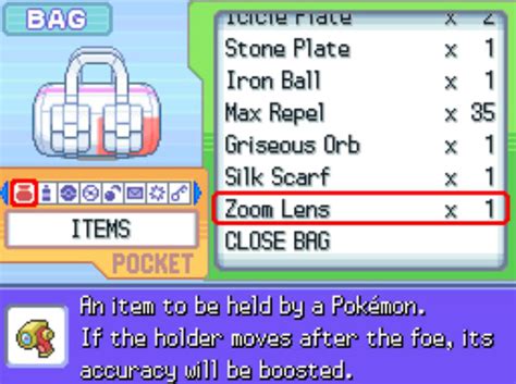 How To Get Zoom Lenses in Pokémon Platinum - Guide Strats