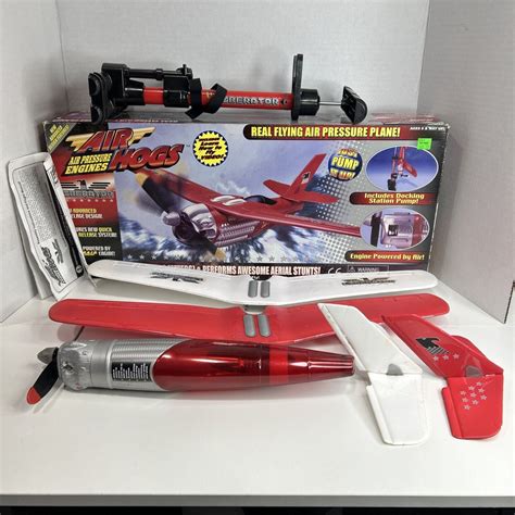 Vintage 1998 Air Hogs Air Pressure Engines Plane - Liberator ...