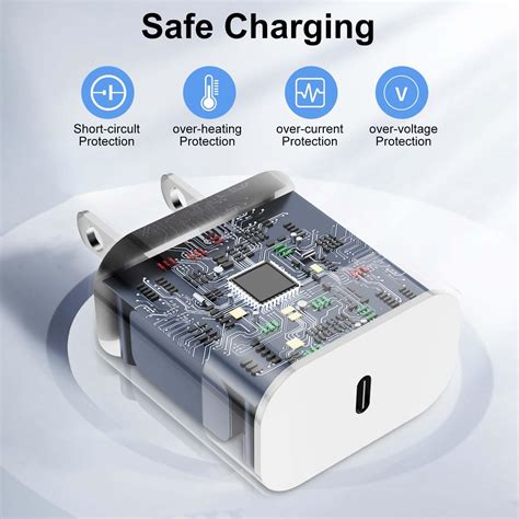 Snapklik.com : iPhone 15 Charger Fast Charging 10 Ft USB C To USB C Cable Long,Apple 20W USBC ...