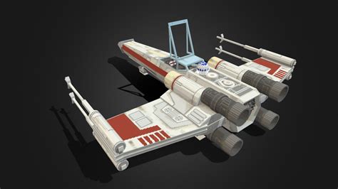 X wing - 3D model by thereal124c41 [94e295d] - Sketchfab