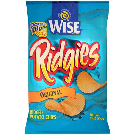 Wise All Natural Ridged Potato Chips, 9 Oz. - Walmart.com