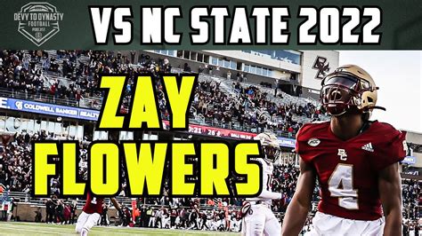 Zay Flowers | 2023 NFL Draft Scouting Film - YouTube