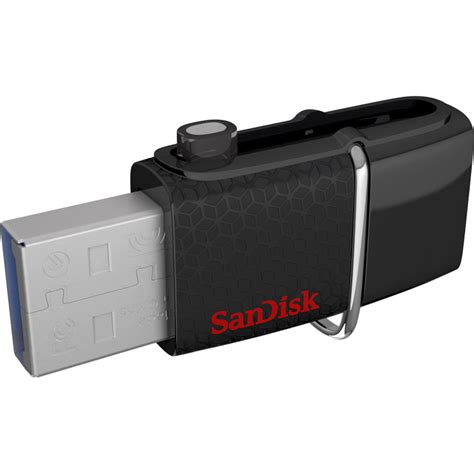 SanDisk 256GB Ultra Dual USB Drive 3.0 SDDD2-256G-A46 B&H Photo