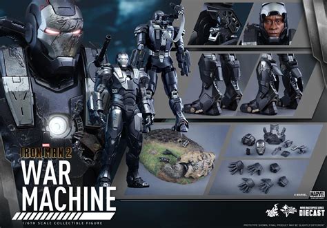 Hot Toys Die-Cast War Machine Iron Man 2 Figure Up for Order! - Marvel ...