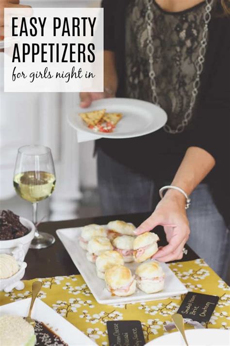 The Best Easy Party Appetizers for Girls Night In - Celebrations at Home