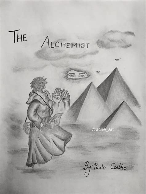 The Alchemist Novel Drawing -@acire_art on instagram | Drawings, Art, Alchemist novel