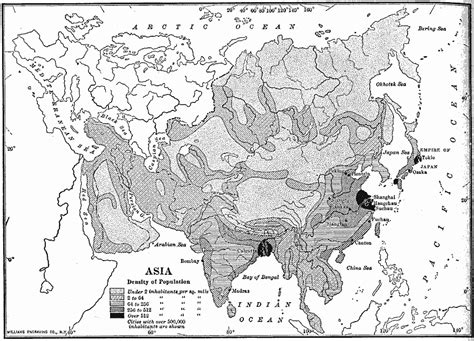 Population Map Of Asia