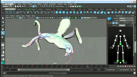 Maya animation examples - plela