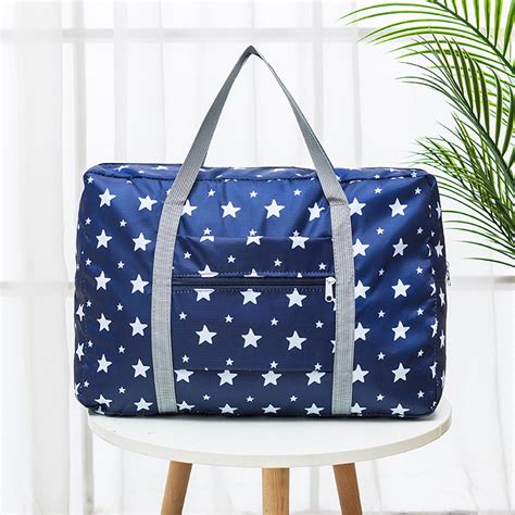 LSLJS Foldable Travel Duffel Bag Tote Carry Luggage Sport Duffle Travel ...