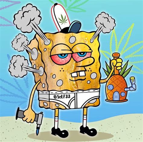 SpongeBob Weed Wallpapers - Wallpaper Cave