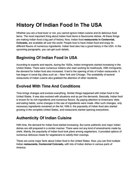 Why Is Indian Food So Famous And Spicy? by IndCuisineandBar - Issuu