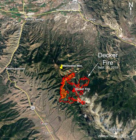 MapDeckerFire_9-30-2019 - Wildfire Today