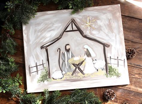 20+ Nativity Painted On Wood