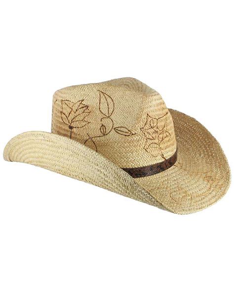 Shyanne Women's Floral Branded Cowgirl Hat - Country Outfitter