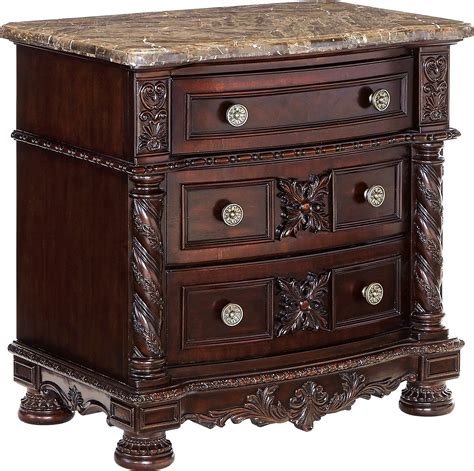 Ashley Laddenfield B717-93 Signature Design Dark Brown Three Drawer ...