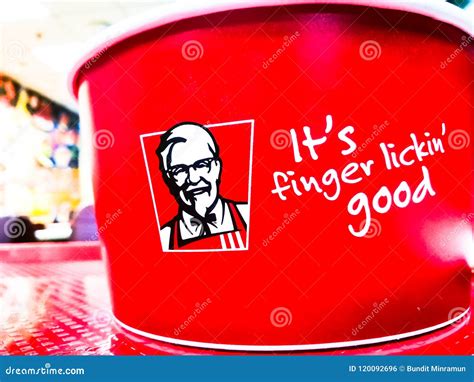 KFC Kentucky Fried Chicken Branding Logo with Slogan `it`s Finger ...