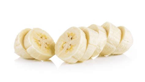 Premium Photo | Banana slices on a white wall