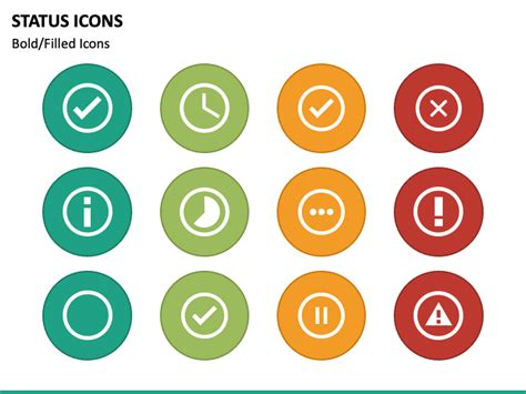 Status Icons for PowerPoint and Google Slides - PPT Slides