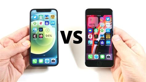 iPhone 12 Mini vs iPhone SE Full Comparison - YouTube