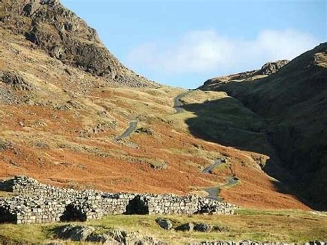 Hardknott Pass, and then Wrynose Pass in the Lake District, is a single ...