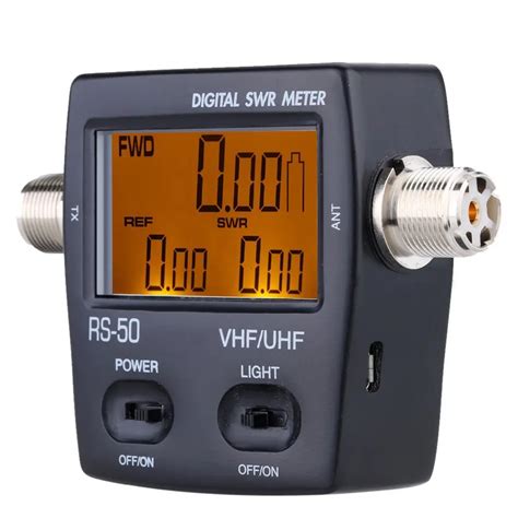 RS 50 Digital SWR/Watt Meter NISSEI 125 525MHz UHF/VHF M Type Connector ...