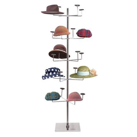 Floor Standing Hat Display - Millinery Rack