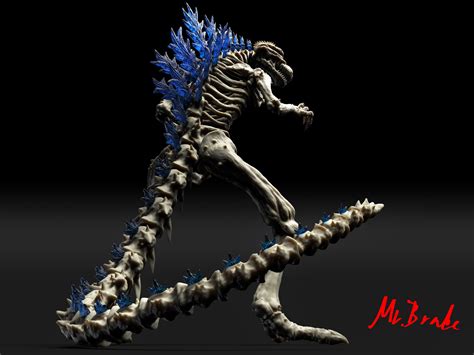 ArtStation - Godzilla skeleton