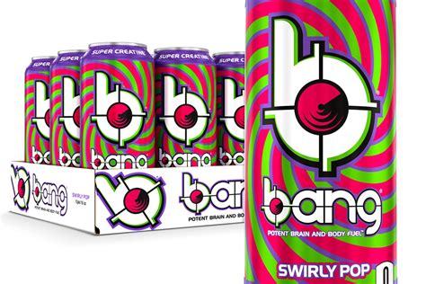 Previously exclusive Swirly Pop Bang Energy available at Vitamin Shoppe