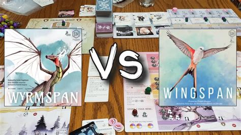 Wyrmspan Review: Wingspan Comparison - YouTube