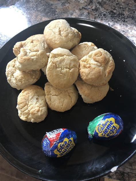 Biscuits and Eggs for breakfast : r/shittyfoodporn