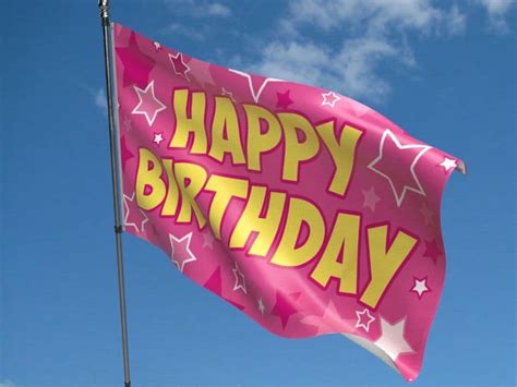 Happy Birthday Pink Flag | Buy Happy Birthday Pink Flag | NWFlags