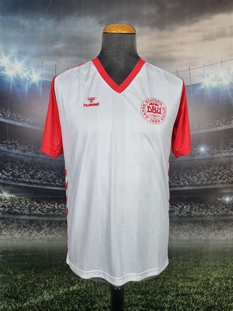 Denmark National Team Away Football Jersey 1984 European Championship ...