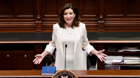 Kathy Hochul Gives Her First State of the State Speech - The New York Times