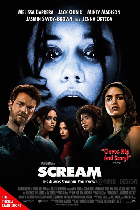 SCREAM (2022) poster in the style of SCREAM (1996) : r/Scream