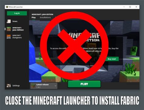 在 Minecraft Launcher 中更新 [Fabric Wiki]