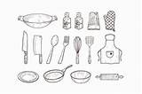 How To Draw Kitchen Utensils Step By At Jennifer Lyman Blog sketch template